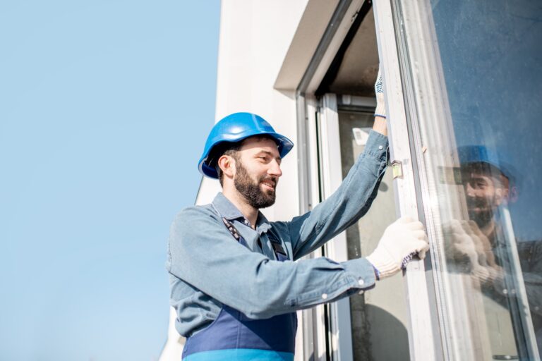 Workman mounting windows